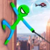 Flying Hero Stickman