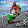 Superhero Moto Stunts Racing