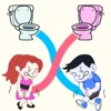 Toilet Rush Race: Draw Puzzle