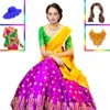 Women Lehenga Saree Photo Shoot