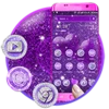 Purple Glitter Launcher Theme